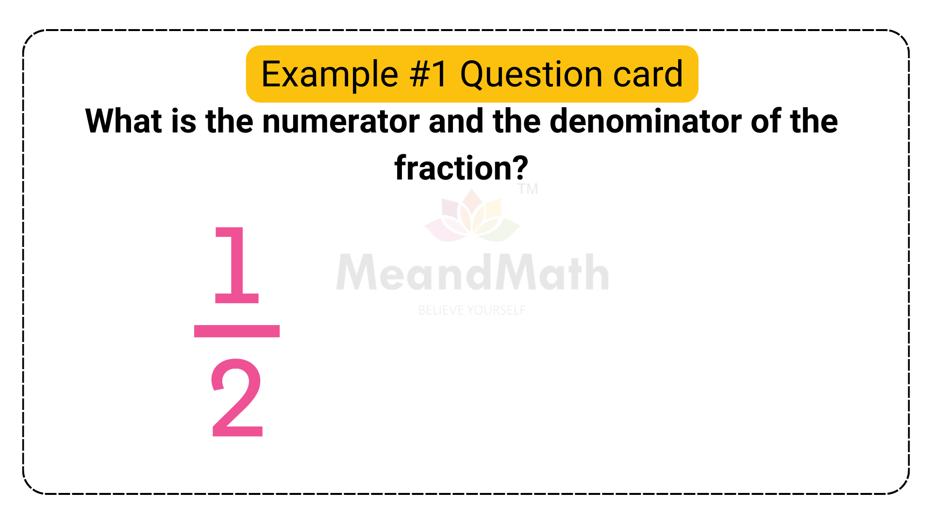 Fraction-half Example 1