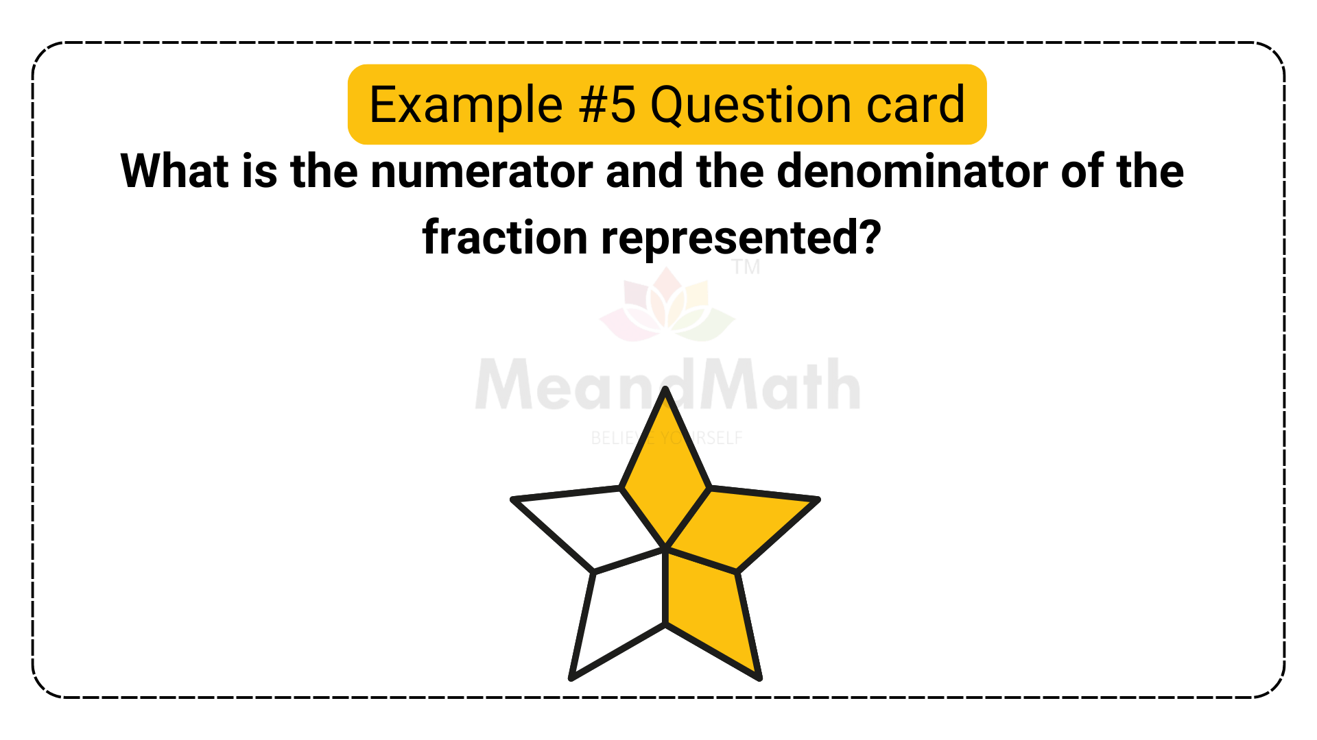 Fraction-three-fifth Example 5