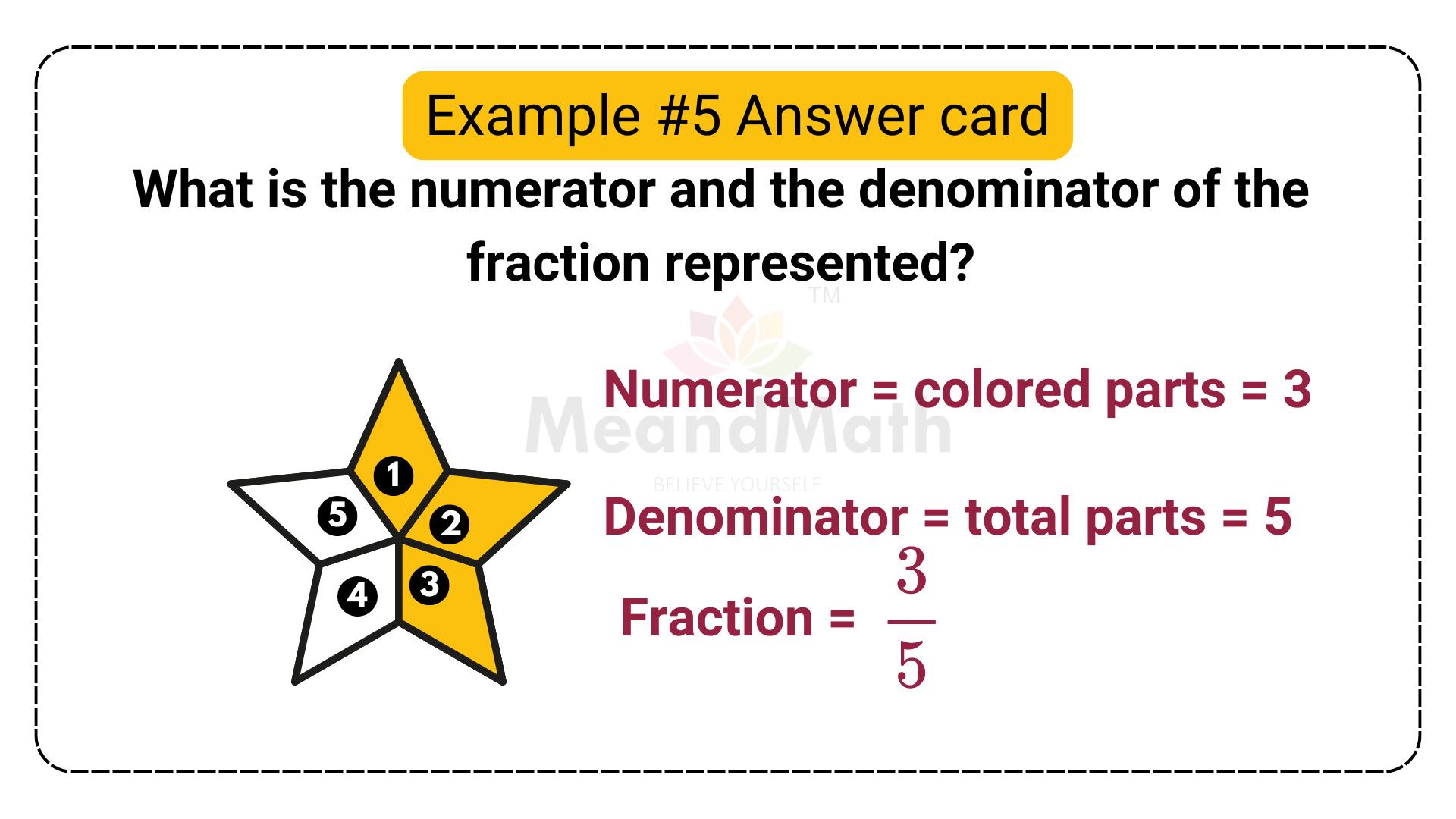 Fraction-three-fifth Example Answer 5