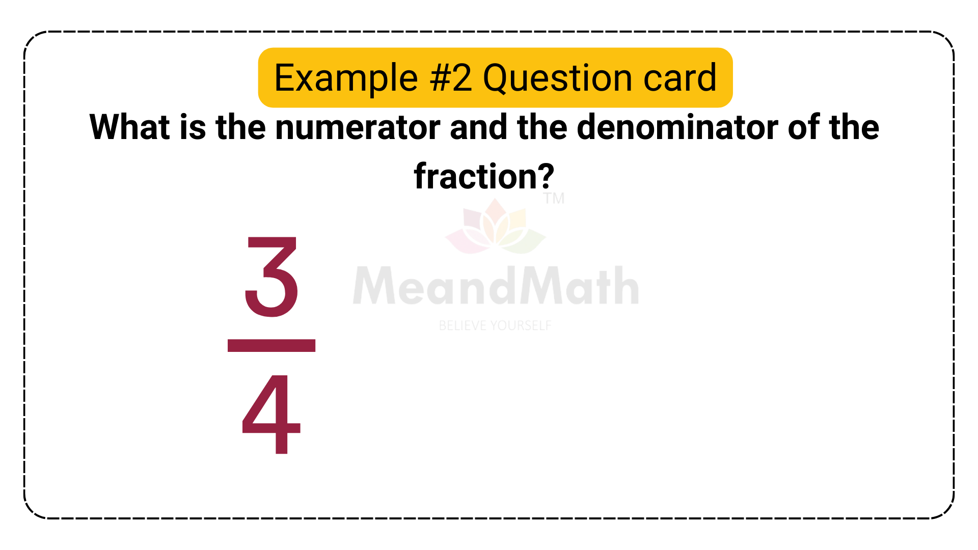 Fraction-three-quarters Example 2