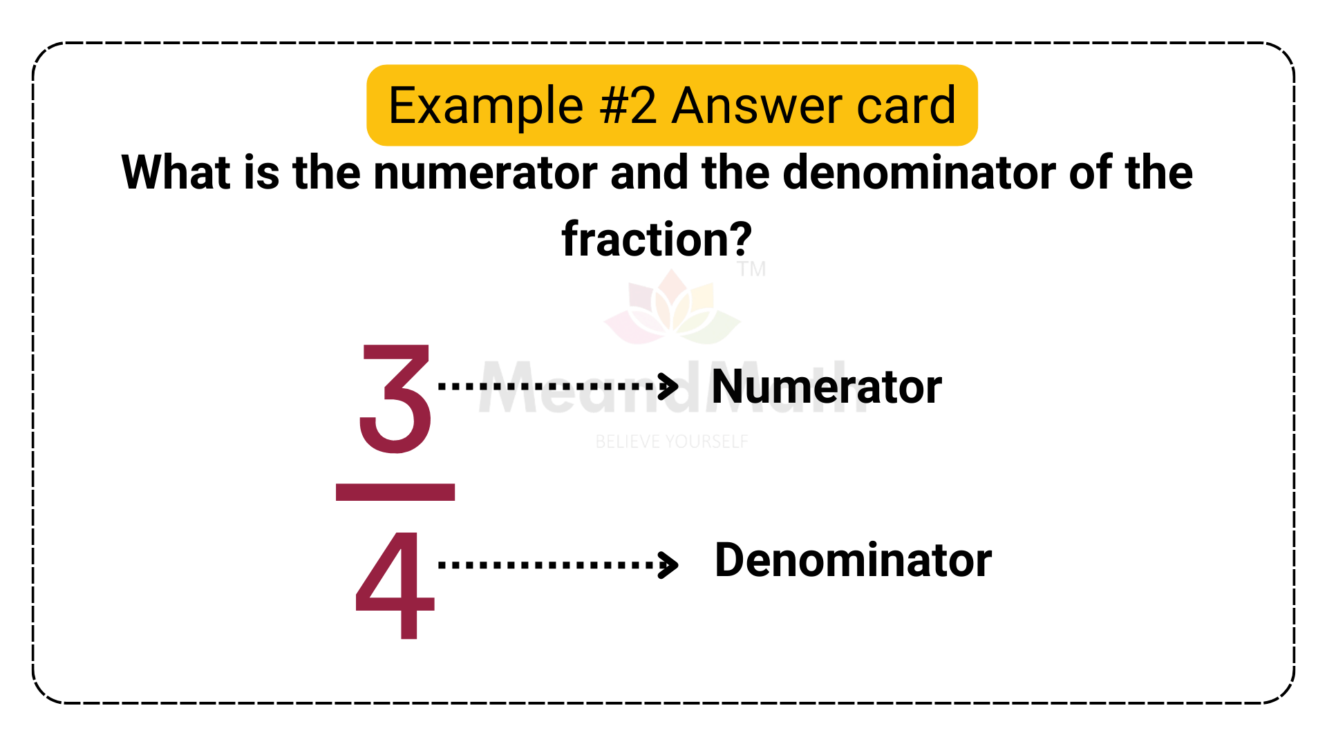 Fraction-three-quarters Example Answer 2